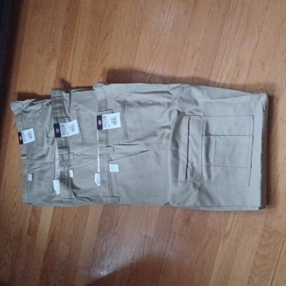 DICKIES 3 Pair Beige Cargo Pants